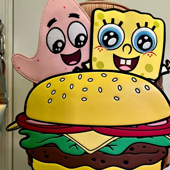 Loungefly SpongeBob mini backpack New with Tags - Picture 5 of 6